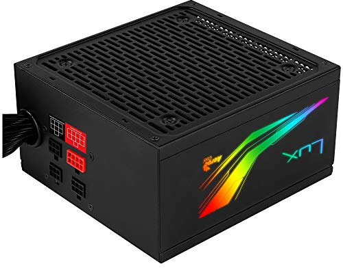 Aerocool Lux RGB M 650W - Modulares RGB-Netzteil, 80Plus Bronze (230 V)