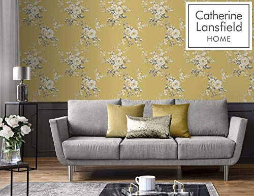 Canterbury Wallpaper Ochre