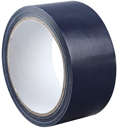 Healifty Duct Tape Waterproof Fabric Tape Gaffer Tape Matte Single Sided Tape for Stage Carpet Floor Repairing 5cmx13m (Dark Blue)
