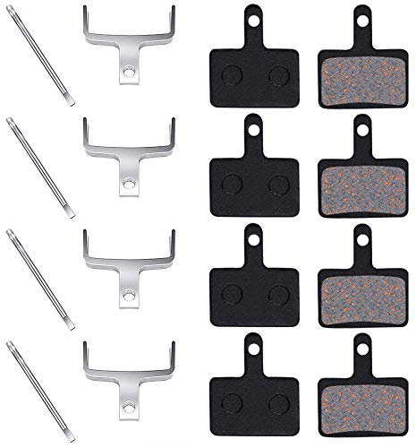 AMACOAM Bremsbeläge Fahrrad für Shimano Scheibenbremsbeläge High Performance Bremsbeläge Scheibenbremse Fahrrad für Shimano M355 M375 M395 M415 M416 M446 M447 M465 M475 M485 M486 M515 M525 M575 4 Paar
