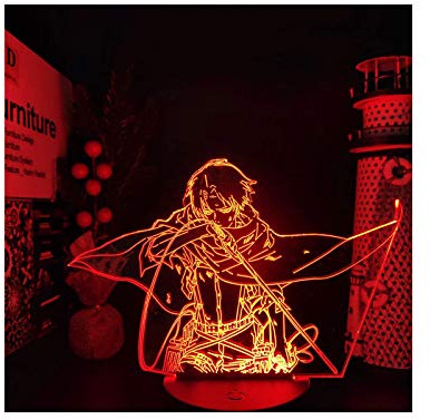 QQAAMZ Lampe-3D Led Acrylic Nachtlicht 16 Farben Wechselnde Touch Mit Fernbedienung,Dekorative Lichter Für Kinderzimmer, Geburtstags- Und Weihnachtsgeschenke