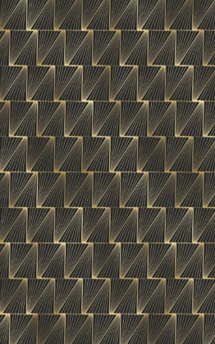 Bitcoin Cryptocurrency & Digital Assets: Art Deco Recovery Phrase Offline Security Password Notebook Ledger: Organized Index System With Tabs Dotted Logbook Journal: 5” x 8” 110 Pages