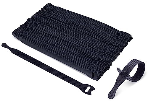 Fascette per Cavi, 50 Fascette Riutilizzabili da 20cm Trilancer, Fascette a Strappo Ideali per Fissare i Cavi di Casa, Uffici o Centri Elaborazione Dati