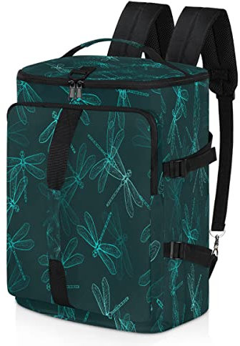 Sport-Rucksack mit Libellen-Motiv, mit Schuhfach für Fitnessstudio, Reisen, Wandern, multi, Einheitsgröße, Sportlich