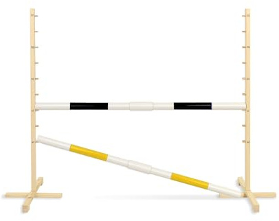 Hobby Horse 160cm Sprung-Hürde mit Zwei 50mm Balken - schwarz
