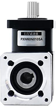 Mini Motor,Dc Motoren, Electric Gearbox Nema23 / Nema24 Right Angle Planetary Reducer, PXW57 PXW60 CNC Stepper Servo Motor Reducer, 4 5 6 10 16 20 24 30 36 40 50 60 Durable (Color : Pxw60 for Nema24