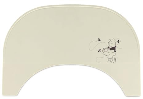 hauck Kinder Silikonauflage, Disney Pooh Dusty Beige - Kompatibel mit Alpha Click Tray & Arketa Click Tray Essbrett für Alpha+, Beta+ & Arketa Holzhochstuhl (Nicht Kompatibel mit Holz-Essbrett)