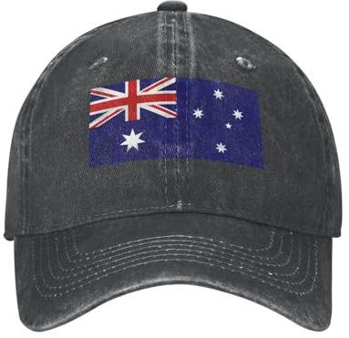 Unisex Papa Hüte Australien Flagge Sonnenhut Kappe Trendig Sonnenmütze Verstellbar Trucker Kappe Für Sport Wandern Ausflug Camping