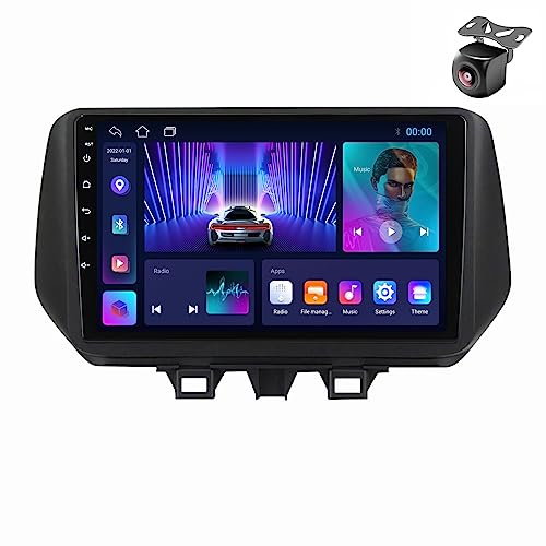 Android 13 Autoradio per Hyundai Tucson IX35 2018 2019 2020 2021 2 DIN Stereo Car Tablet Pollici Schermo MP5 Lettore Multimediale Receiver GPS con FM AM SWC Carplay Android Auto (M100CP 4core 1+32G)