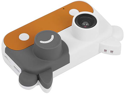 Barnkamera tecknad digital DV-spel 400 mAh batteri med stor kapacitet (brun)