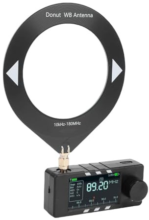 Jectse Radio SI4732, écran Couleur IPS 1,9 Pouces AM FM LSB Récepteur USB Pleine Bande avec Amplificateur D'écouteurs intégré, pour Le Camping en Plein Air et Les Urgences