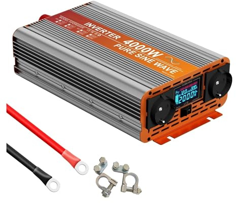 Power Inverter Inversor De Onda Sinusoidal Pura De 12 V A 220 V Transformador De 24 V A 220 V Convertidor De Voltaje con 2 Enchufes De La UE. Convertidor(24V,5000w EU)