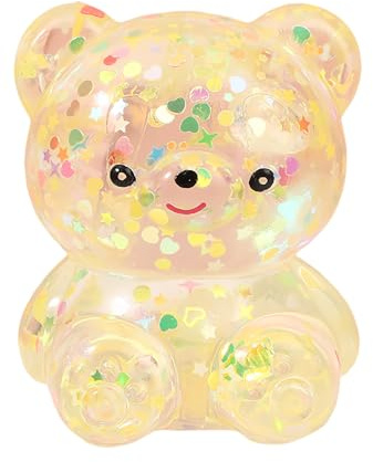 Squeeze-Spielzeug für Kinder - Langsam steigender Anti-Stress-Ball | Quetschbär Entspannungsspielzeug für Erwachsene,für Zuhause, Büro, Unterricht, Arbeit, Reisen, Entspannung für