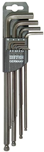 Heyco 1343825030 Kugelkopf-Winkelschraubendreher-Satz 1343-9