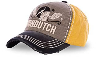 Von Dutch Casquette Homme & Femme 100% Coton, Casquette Baseball, Toutes Les Saisons, Original et Doux, Jaune Taille TU