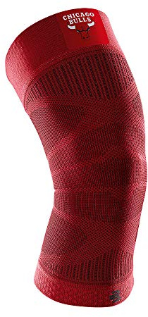 BAUERFEIND Ginocchiera Sports Compression Knee Support NBA con logo squadra