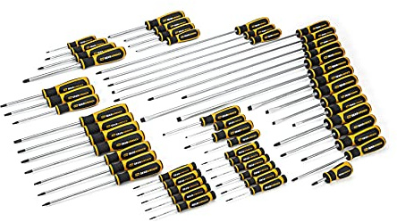 GEARWRENCH 51 Piece Dual Material Handle Master Screwdriver Set | 80051A