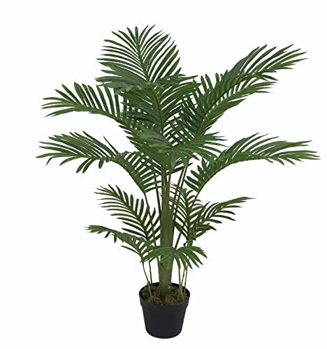Requena Artificial Tree with Lifelike Leaves Black Plastic Pot 95cm OAK3053