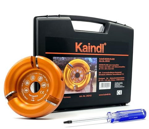 Kaindl Disques de fraisage + accessoires (bâche KAINDL WOOD – Disque de fraisage pour matériaux en bois et matériaux en bois 115 x 20 x 22,2 mm)