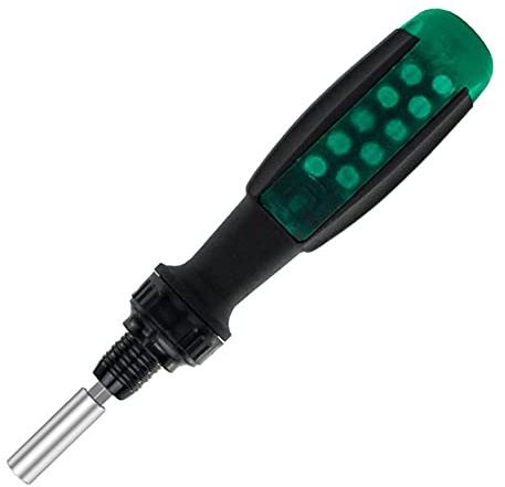 Tournevis 11 en 1 HUIOP Tournevis multi-embouts portables 11 en 1 Tournevis à cliquet Tournevis magnétique CR-V télescopique multifonction avec 10 tailles d'embouts Torx rainurés