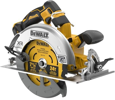 DEWALT 20V MAX* XR inalámbrico sin escobillas 7-1/4 pulgadas Sierra circular (solo herramienta) (DCS590B)