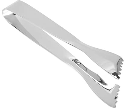 Pinzas para hielo, pinzas de acero inoxidable para hielo, pinzas para azúcar, pinzas multiusos para servir, pinzas para cubiteras, pinzas para aperitivos para café, bar, cocina