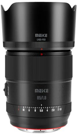 Meike Pro 85mm F1.8 II Auto Focus Medium Teleobjetivo STM Stepping Motor Full Frame Retrato Lente Compatible con Panasonic Lumix Sigma L Cámaras S1H S1 S5 S5 Mark II S1R S9 SL SL2 FP FPL