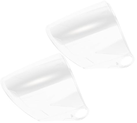 TINEASUR Motorcycle Helmet Lens Replacement 2pcs Windshield Visor Universal Electric Bike Helmet Accessories 3.2cm Mounting Hole for Scooter Riders