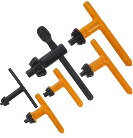 Housoutil 6 Teiliges Spannwerkzeug Für Elektrische Bohrmaschinen Schlüssel Bohrfutterschlüssel Ersatzschlüssel Spannwerkzeug Für Elektrische Bohrmaschinen Für Durchmesser In 4 Mm/6