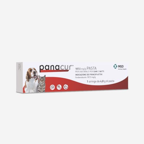 Panacur Pasta - Vermifugo Per Cani E Gatti, Libera da Giardia, Vermi Tondi e Vermi Piatti. Per Cani E Gatti Dai Gusti Difficile