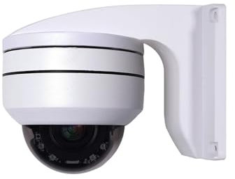 KKENZA Telecamera IP PTZ Mini da 5,0 MP Super HD 25660x1920 Pan/Tilt Zoom 5X Telecamera a Cupola Telecamere IP Poe Resistenti alle intemperie(5MP Poe Side)