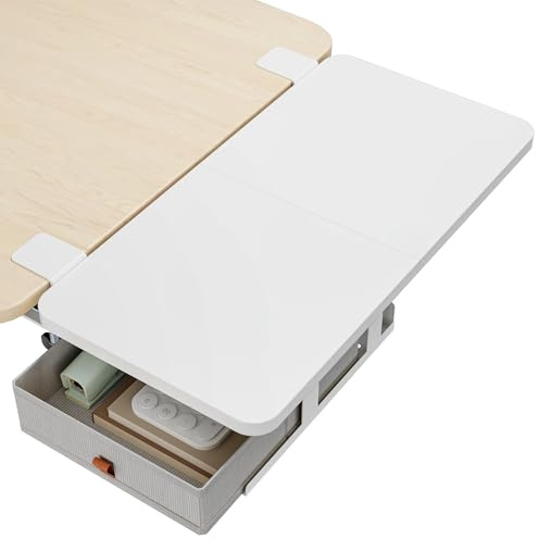 PEGZONE Ergonomische Schreibtisch Erweiterung, 600 * 300MM, Weiß