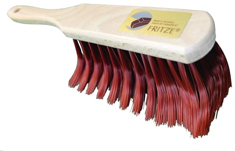 Krallen-Handfeger aus Holz für Linkshänder, Glanz lackiert, Gebogene Borsten (1 Stück)