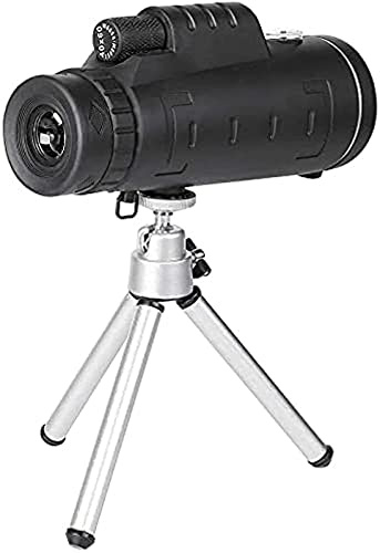 , 40 & 60 Mal High Definition Monokular Grünfilm Optisches Linsenteleskop mit Mini-Stativ, wasserdichtes Zielfernrohr für Vogelbeobachtung Wandern Camping Seeing