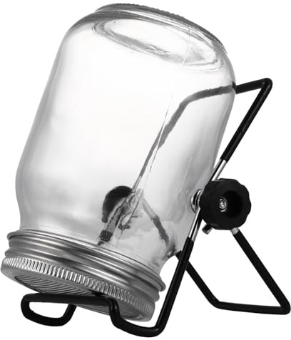 MERRYHAPY Set di Coperchi in Inossidabile Barattolo per Germogli E Supporto Germogliatore E Germinatore da Kit per La Germinazione Barattolo per Germogli Barattoli per