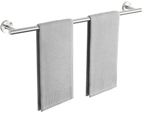 SAYAYO Handtuchhalter Gebürstet 70cm Handtuchstange Edelstahl Wandmontage | Handtuchhalter Bad Gästehandtuchhalter Badetuchhalter für Badezimmer und Küche