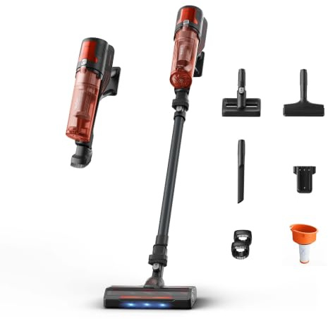 Tefal X-Pert 8.80 Animal skaftdammsugare, batteridriven, HEPA-filter, omvandlingsbar till handdammsugare, djurhår effektiv.