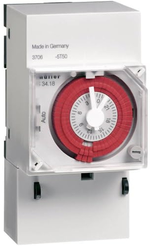 Müller VS 30.18 12-24V & DC 24-48V 50-60Hz Hutschienen-Zeitschaltuhr analog 12 V/DC, 24 V/DC, 48 V/DC, 24 V/AC, 48 V/AC