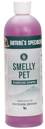 Nature's Specialties Smelly Pet Dog Shampoo for Pets, Natural Choice for Professional Groomers, Lasting Clean Smell, Made in USA, 16 oz