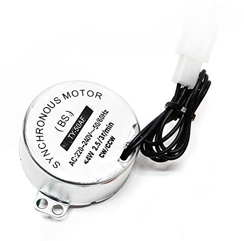 Wiltec Ersatzteil für Automatische Brutmaschine WQ-Serie 48 Eier – Wendemotor – Ersatz Eierwendemotor für Brutautomat mit Wendesystem