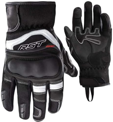 RST Urban Air 3 Mesh Gants de moto pour dames, noir/blanc, M