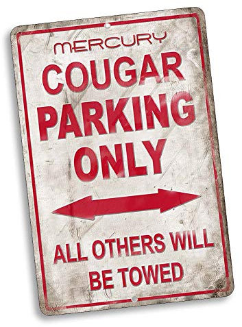 Parking Only Sign All Others Will Be Towed Compatible With Cougar Vintage Style Metal Signs Metal Tin Aluminum Sign Garage Home Decor 8x12