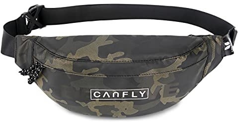 FANDARE Leichte Brusttasche Schultertasche Bauchtasche Sporttasche Sling Crossbody Schulter Rucksäcke Umhängetasche Herren Damen Rucksack zum Wandern Radfahren Reisen Multipurpose Tagepacks Camo