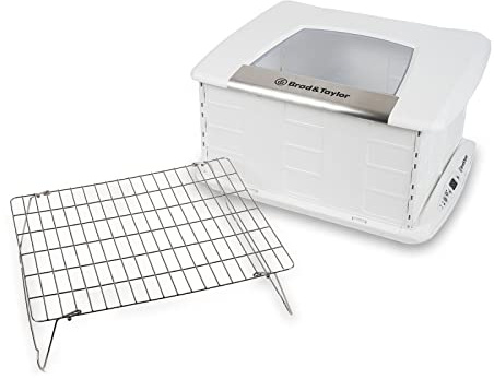 Brod & Taylor Folding Proofer & Slow Cooker (Proofer w/Accessory Shelf), White