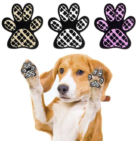 BEAUTYZOO Pfotenschutz für Hunde 36 Stücke, Anti-Rutsch Selbstklebende Hundeschuhe für ältere Hunde, Traktion Hund Schuhe Hundesocken Ersetzen, ideal zum Schutz gegen heißen Asphalt & verletzte Pfoten