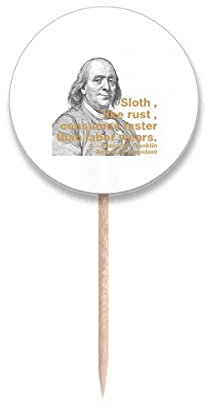 Benjan Invented My Politics - Banderas redondas para palillo de dientes