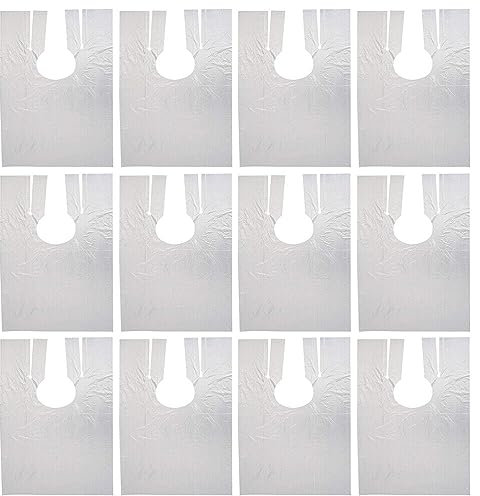 FATASH 50/100 pezzi di vestaglia da parrucchiere usa e getta | Mantella trasparente a lunghezza intera per barbiere professionale parrucchieri copertura protettiva | grembiule impermeabile per