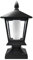 Veemoon Luz Solar de Poste Exterior, Luz de Poste de Jardín Pilar de Luz Impermeable Ip67 Lámpara Led en Pedestal Impermeable Pantalla Acrílico Lámpara de Columna para Jardín, Patio, Terraza
