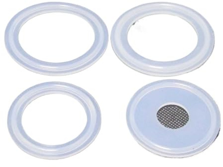 5 uds. Almohadillas de tira de sellado de abrazadera de junta Tri Clamp 3/4'' 1'' 1,5'' 2'' 2,5'' 3'' 3,5'' 4''(19mm x Ferrule 50.5)