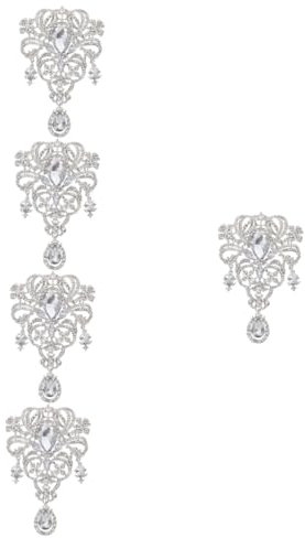 SOIMISS 5stücke Hochwertige Brosche Für Frauen Elegante Brustblume Mit Funkelnden Strasssteinen Für Hochzeiten Und Festliche Anlässe Silberne Krone Als Stilvolles Accessoire Für